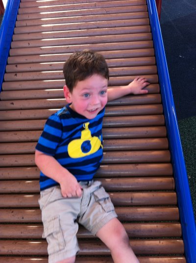 Evan - Pediatric Stroke Survivor in Physical Therapy