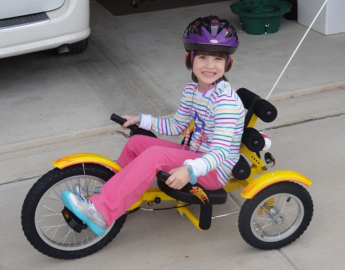 Gabriella, Pediatric Stroke Survivor Rides Bike